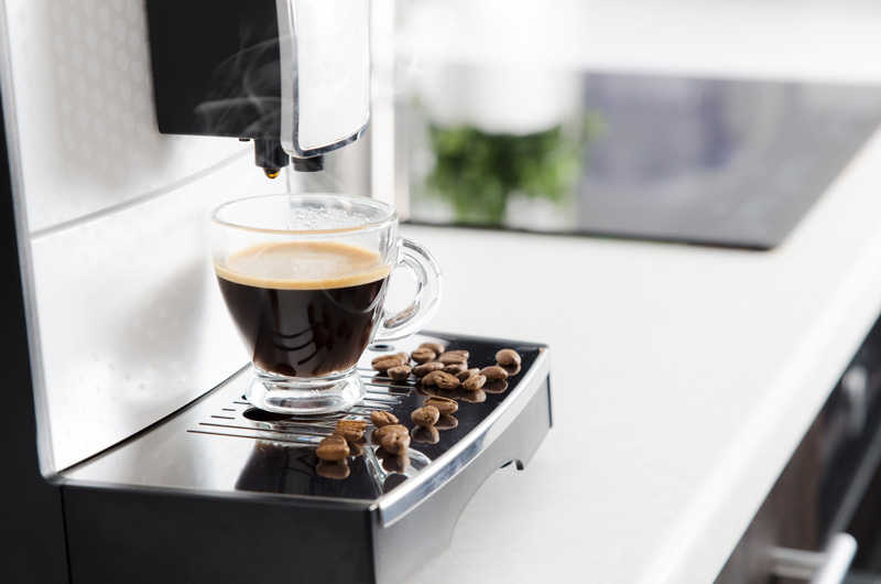 coffee machine in a Hawaii home